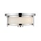 Z-Lite Savannah 2 Light Flush Mount, Chrome & Matte Opal 465F11-CH - alternate 3
